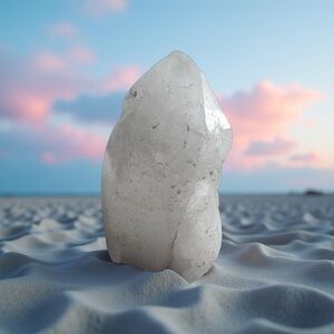 raw, white quartz crystal cluster healing Metaphysical properties
